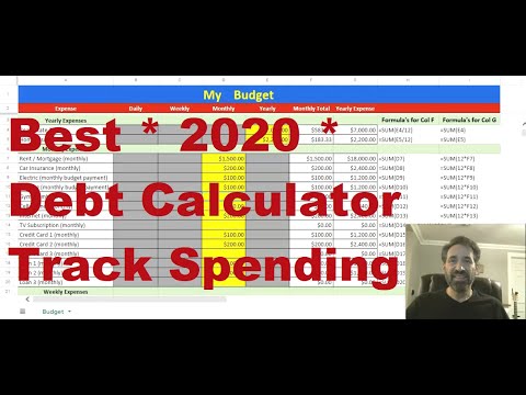 Best FREE Budget Spreadsheet, Debt, Spending...