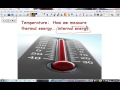 Thermal Energy and Phase Changes