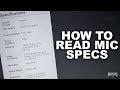 Microphone Specifications and Concepts
