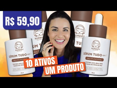 10 ATIVOS 01 PRODUTO | lançamento Sérum Tudo em 1 da Kokeshi