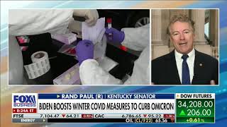 Dr. Rand Paul Joins Maria Bartiromo on Fox Business to Discuss Covid Restrictions - December 2, 2021