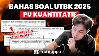 BAHAS SOAL VIRAL UTBK 2025 PENALARAN UMUM KUANTITATIF!! GAMPANG PAKE TRIK INI!
