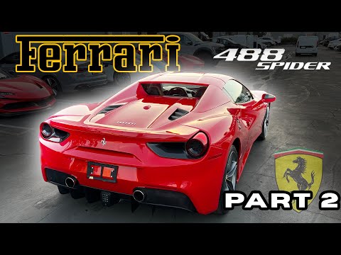 Wrecked Ferrari 488 Spider Fully Restored! | Rebuild Finale (Part 2)