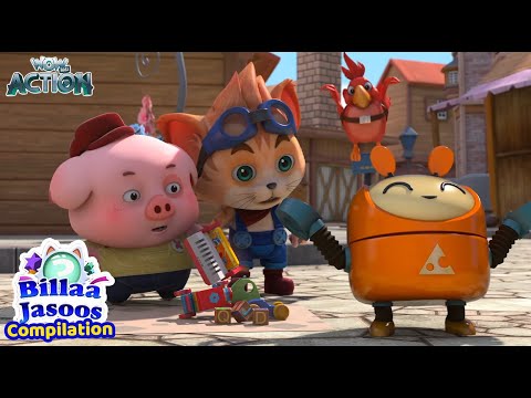 Billa Ki Super Gang | Billa Jasoos Compilation | Detective Cartoon Story In Hindi | Wow Cartoons