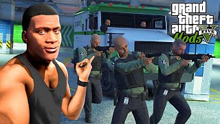 ROUBANDO CARRO FORTE NO PATIO DA EMPRESA DE VIGILANTE! - GTA 5 Mods