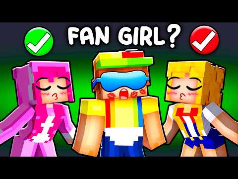 GUESS THE CRAZY FAN GIRL in Minecraft!