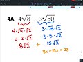 Exploring Operations with Radicals