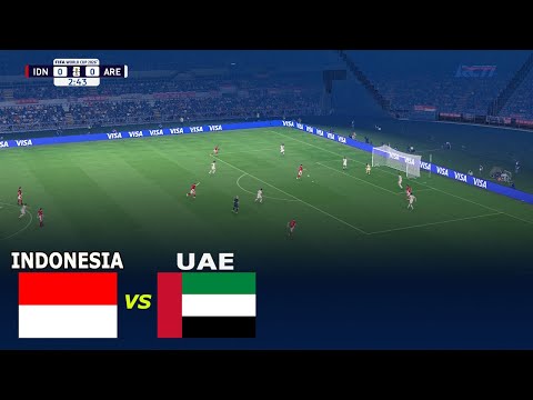INDONESIA vs UAE - FIFA World Cup 2026 Qualifiers | Full Match All Goals | PES Gameplay