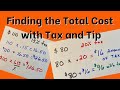 Calculating Total Cost with Tips