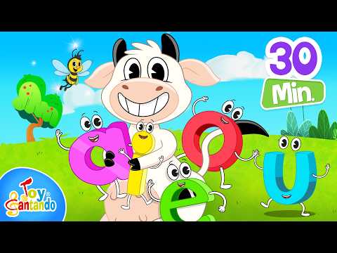 Cinco Vocales, La Abejita y Más Canciones Para Divertirse Con Animales | La Vaca Lola 🐮