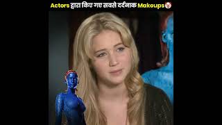 Actors द्वारा किए गए सबसे दर्दनाक makeups🤡| Most painful prosthetics of Actors | #shorts