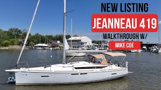 FOR SALE | 2018 Jeanneau Sun Odyssey 419  | Listed by Mike Coe