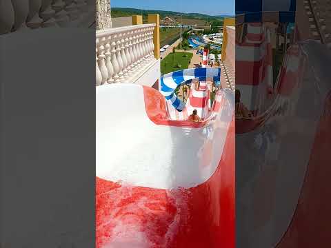 Thunder Cruise WaterSlide at AquaPark Neptun, Sozopol, Bulgaria #shorts