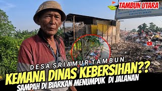 TIDAK ADA PERUBAHAN, SAMPAH MAKIN MENUMPUK DI JALAN‼️KEMANA DINAS KEBERSIHAN KABUPATEN BEKASI????