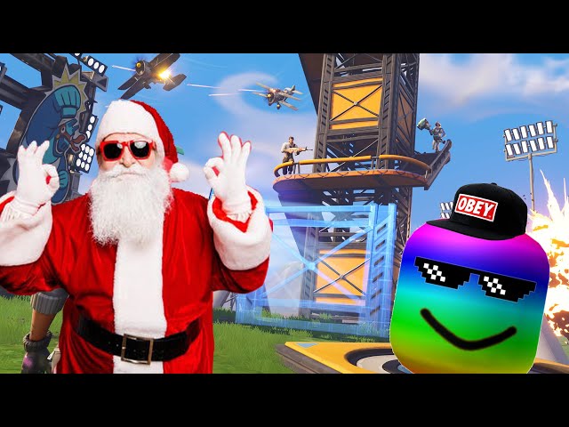 Santa Plays Fortnite!?!?!?!