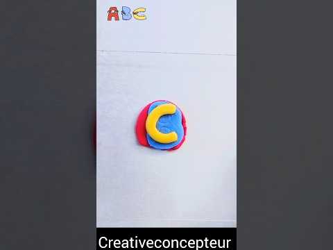 A to Z // Alphabet lore // mixing color #shorts #atoz #abc #alphabetlore #colormixing  #satisfying