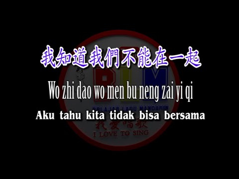 Wo zhi dao wo men bu neng zai yi qi – 我知道我們不能在一起 – Male – Karaoke – Terjemahan – Pinyin – Lyrics