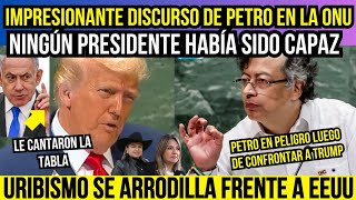APOTEÓSICO E IMPERDIBLE DISCURSO DE PETRO ANTE LA ONU. LE CANTÓ LA TABLA A TRUMP Y A ISRAEL