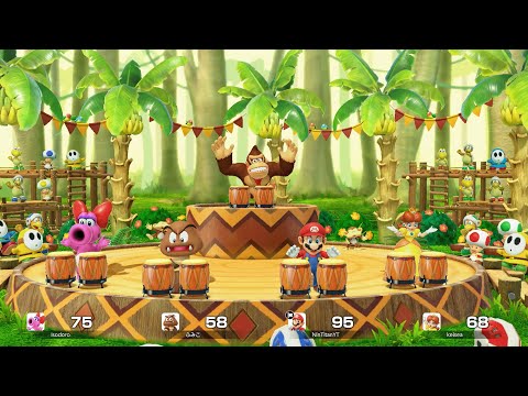 Super Mario Party Jamboree - Mario vs Daisy vs Birdo vs Goomba - Mario's Rainbow Castle