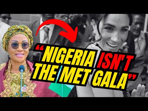 BOMBSHELL!!!💣 NIGERIA’S FIRST LADY vs. MEGHAN MARKLE?