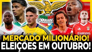 🚨MERCADO MILIONÁRIO BENFICA 2025/26 🔴⚽ ELEIÇÕES EM OUTUBRO🔥