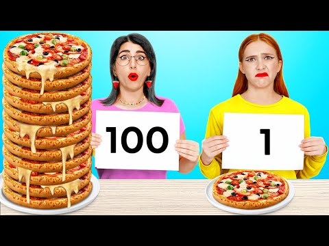 123 GO! CHALLENGE || 100 couches de bonbons et de malbouffe !