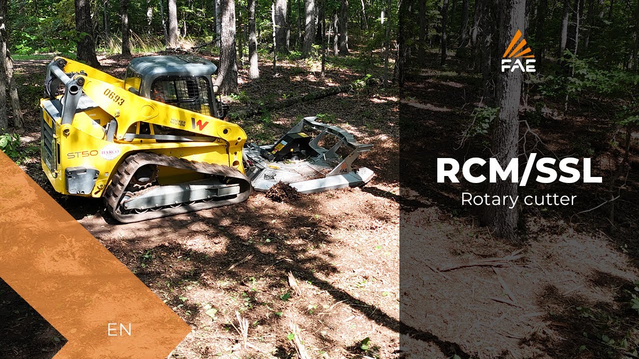 RCM/SSL rotary cutter for 75-150 hp skid steers