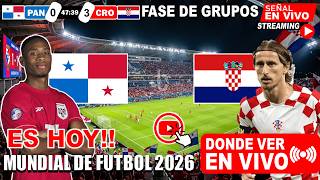 Panamá vs. Croacia En Vivo, Donde ver, A que hora JUEGO 2 Mundial 2026 | Análisis Pronostico