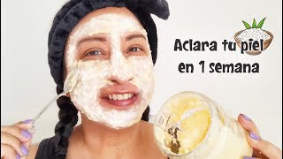 CREMA COREANA de ARROZ | Aclara tu piel ràpido, elimina granitos y manchas #diy