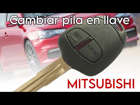 CÓMO CAMBIAR LA PILA A UNA LLAVE (MITSUBISHI OUTLANDER, ASX Y OTROS)