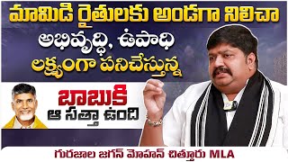 మామిడి రైతులకు అండగా నిలిచా అభివృద్ధి ఉపాధి లక్ష్యంగా పనిచేస్తున్న|Chittoor MLA Gurajala Jagan Mohan