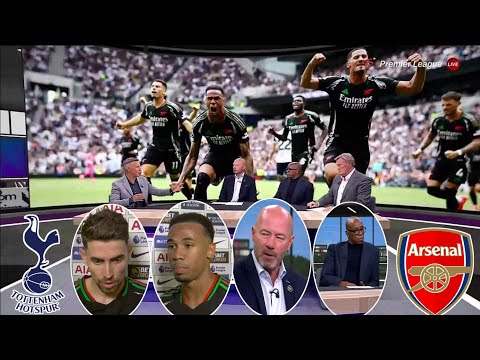 Tottenham vs Arsenal 0-1 Ian Wright Go Crazy on Gunners Win 🔥| Gabriel Jesus & Ian Wright reaction