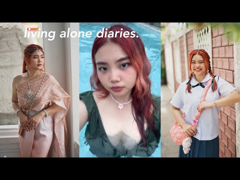 vlog ♡ a very chill solo trip in bangkok, thailand 🇹🇭🌺