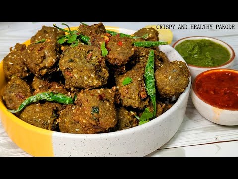 बिना मेहनत के सिर्फ 5 मिनट में बनाएं टेस्टी व हेल्दी पकोड़े | Palak Ke Pakode | Easy Snacks Recipes