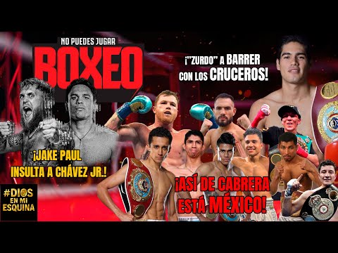 ¡Jake Paul insulta a Chávez Jr.! Así de cabrera está México! ¡”Zurdo” a barrer con los cruceros!