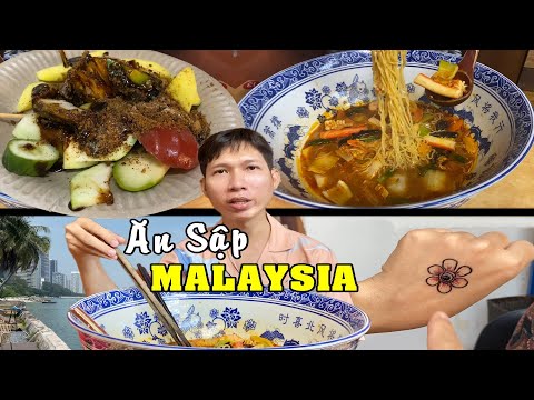 🇲🇾 No nê với tô mì cay Mã Lai siêu to khổng lồ | Thương Team Lâm Vlog Ăn Sập Malaysia #5