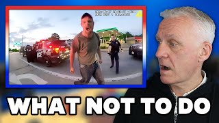 Road Rage Driver Does Every Wrong Thing During Traffic Stop REACTION | OFFICE BLOKES REACT!!