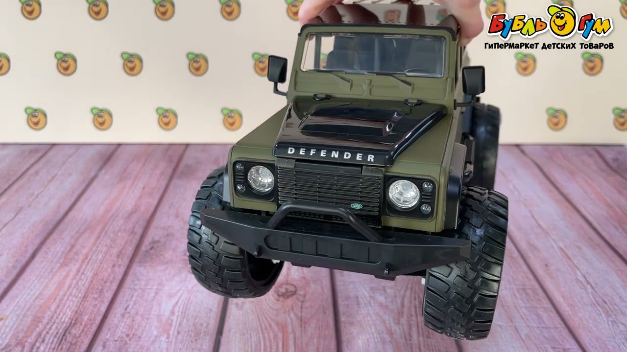 Машина Land Rover Defender 110 р/у 1/14 акб в ассортименте - видео