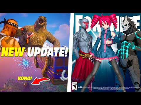 Fortnite Update TOMORROW & Everything to Expect! (Become GODZILLA, SUMMON Kong)