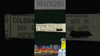 Jay Leno - For Sale: Cologne, Eternity for Reasons (Headlines Short)
