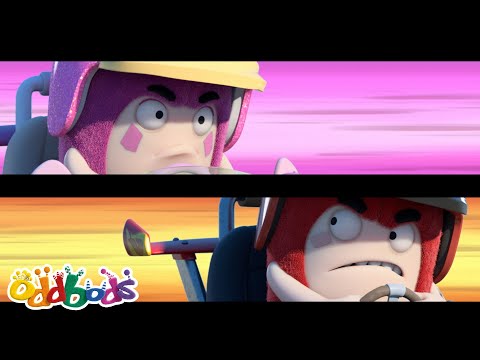 Fuse VS Newt! Quem vencerá a corrida? 😄 3 HORAS DE ODDBODS | Desenhos Animados Engraçados Português