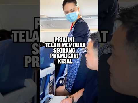 Pramugari tidak mau memberi makan ke satu penumpang
