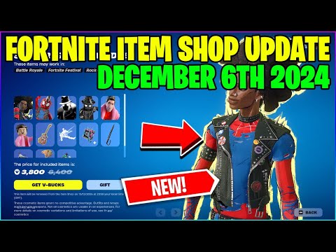 *NEW* SPIDER-GANG BUNDLE! Fortnite Item Shop [December 6th, 2024] (Fortnite)