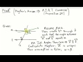 Geometry Proofs and Axioms