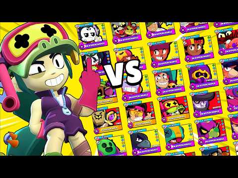 ALLI 1v1 contre TOUS les BRAWLERS mythique, légendaire et KAZE (CHOQUÉ)