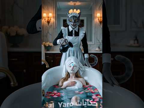 #bulun شوف الشغالة عملت ايه في بسبوسة💔#shorts #cat #ai #viral