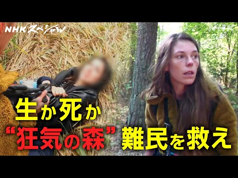 [NHKスペシャル] 難民 命がけの越境 世界遺産の森で何が | 臨界世界 －ON THE EDGE－ 生か死か 難民たちの“ゲーム” | NHK