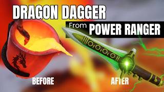 I Turned a Metal Bar into a Green Dragon Dagger!
