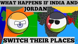 CountryBalls - Omg 😱 - What Happens If India And Jordan Switch Their Places??