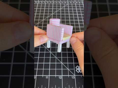 How to make miniature sofa #diy #handmade #kendinyap #miniature #minyatür #shorts